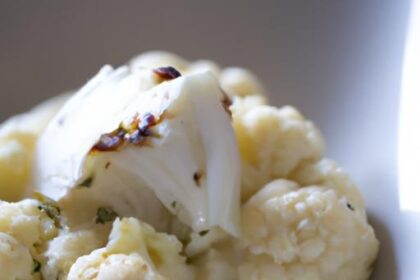 Garlic Mashed Cauliflower: A Creamy Low-Carb Delight