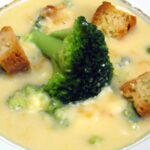 Creamy Slow Cooker Broccoli Cheese Soup with Velveeta Delight