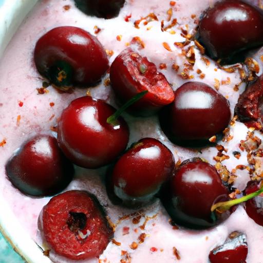 Delicious Cherry Berry Smoothie Bowl Recipe with Calories Count