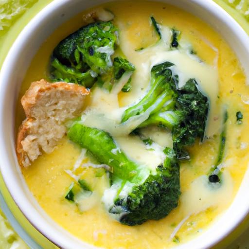 Creamy Slow Cooker Broccoli Cheese soup with Velveeta Magic