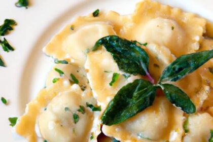 Indulge in Creamy Tuscan Ravioli: A Flavorful Delight
