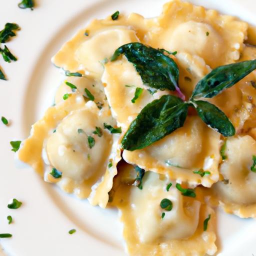 Indulge in Creamy Tuscan Ravioli: A Flavorful Delight