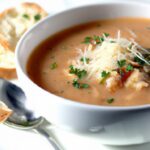 Velvety Parmesan Chicken Soup: Comfort in Every Spoonful