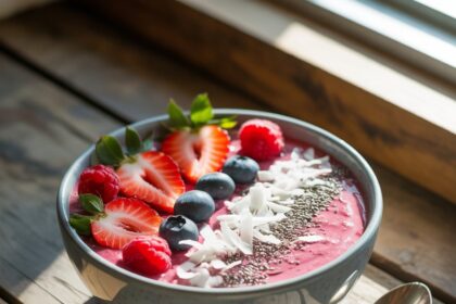 Cherry Berry Smoothie Bowl Recipe
