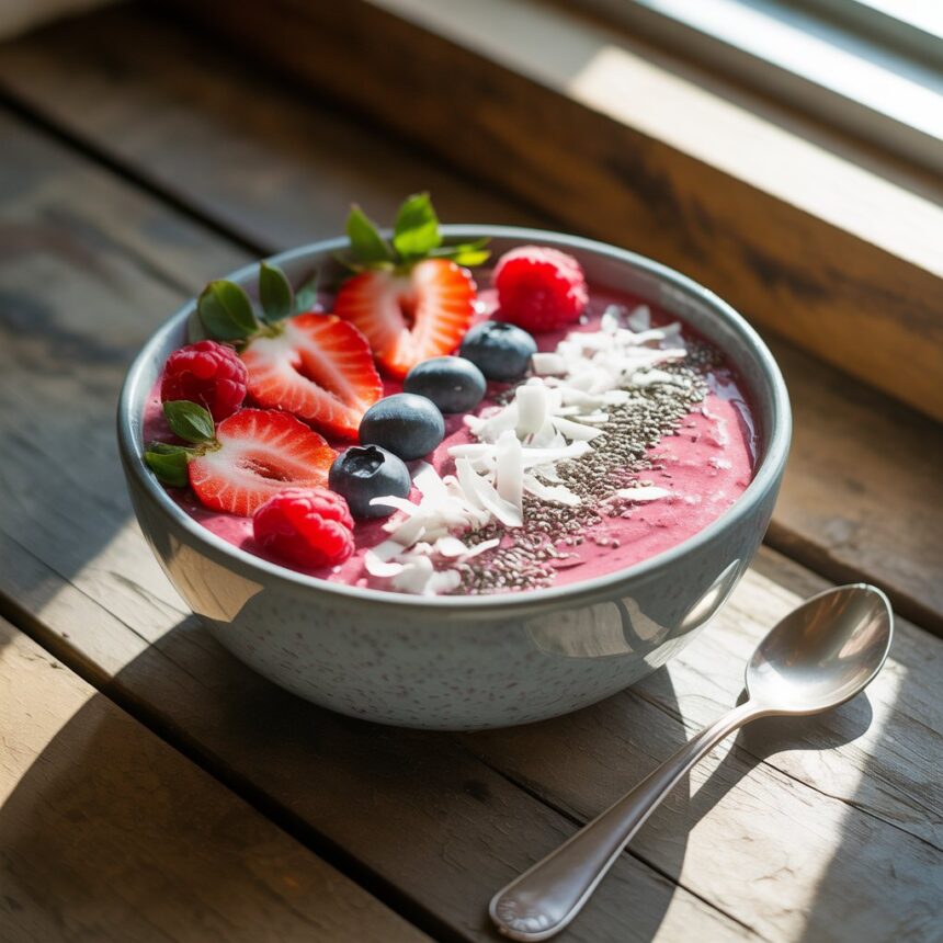 Cherry Berry Smoothie Bowl Recipe