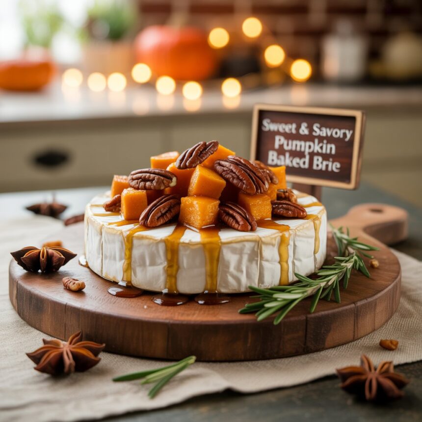 Pumpkin Baked Brie