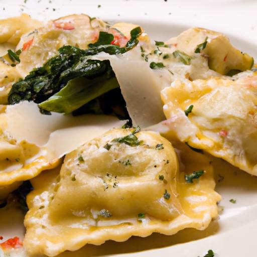 indulge in Creamy Tuscan Ravioli: A Flavorful Delight