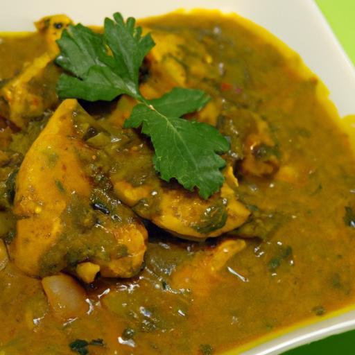 Savor the Flavors: Authentic Indian Chicken & Spinach Curry