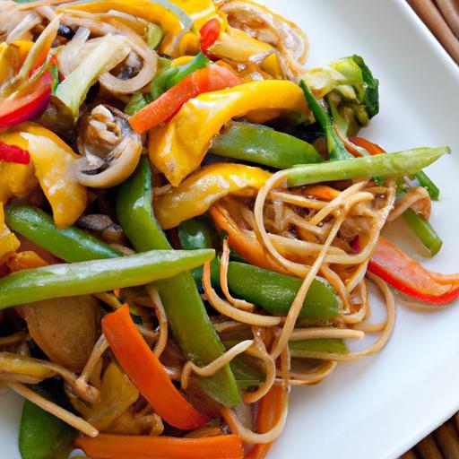 Crunchy Chow Mein Veggies: A Colorful Stir-Fry Delight