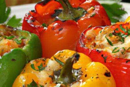 Mediterranean Magic: Flavorful Stuffed Bell Peppers Recipe