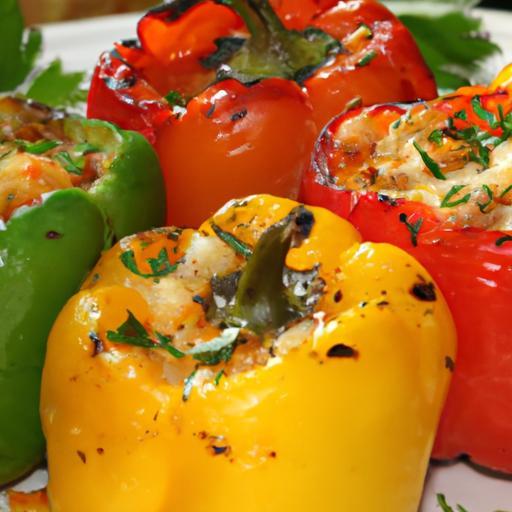 Mediterranean Magic: Flavorful Stuffed Bell Peppers Recipe