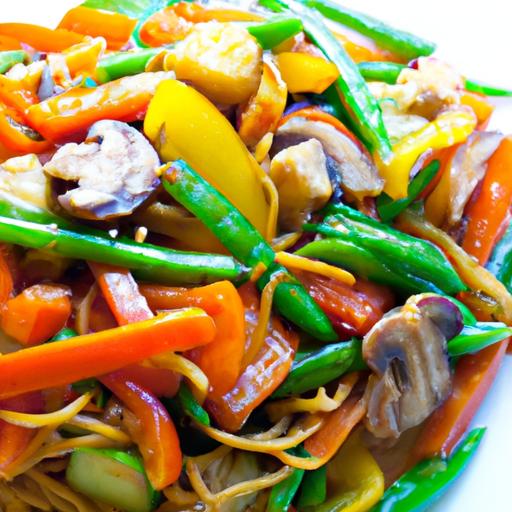 Crunchy Chow Mein Veggies: A colorful Stir-Fry Delight