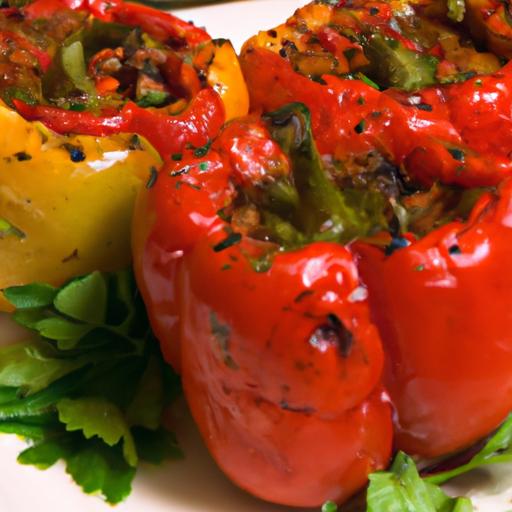 Mediterranean Magic: Flavorful Stuffed Bell Peppers Recipe