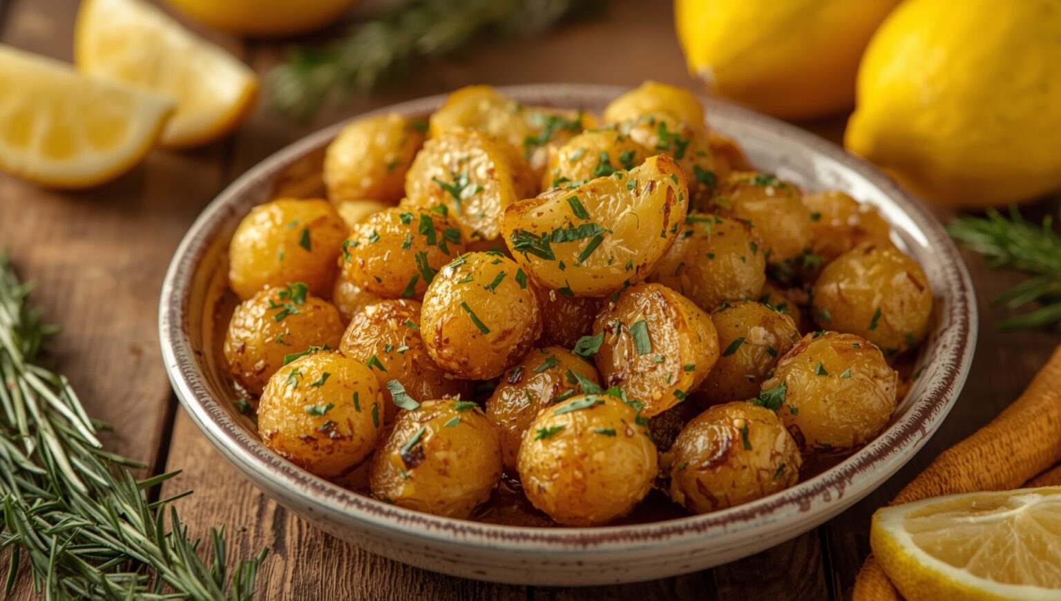 Zesty Greek Lemon Potatoes: A Citrusy Mediterranean Classic