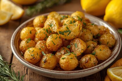 Zesty Greek Lemon Potatoes: A Citrusy Mediterranean Classic