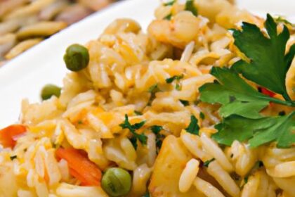 Sun-Kissed Mediterranean Rice Pilaf: A Flavorful Journey