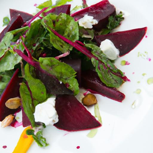 Bright & Earthy: Roasted Beet Salad with Creamy Goat Cheese