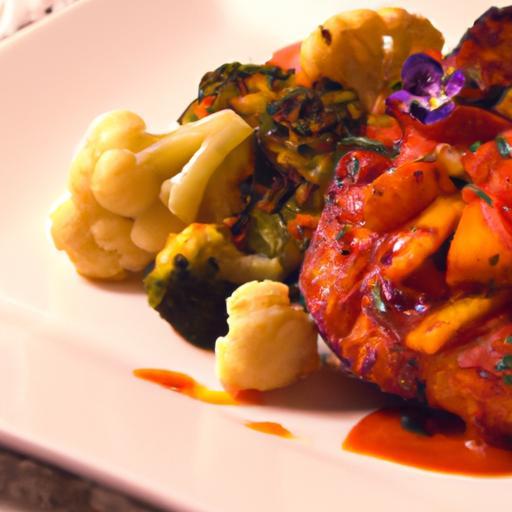 Savor Cauliflower Steaks with Zesty Romesco Sauce Flair