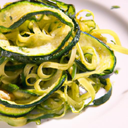 Twirl into Taste: Mastering the Art of Zucchini Noodles