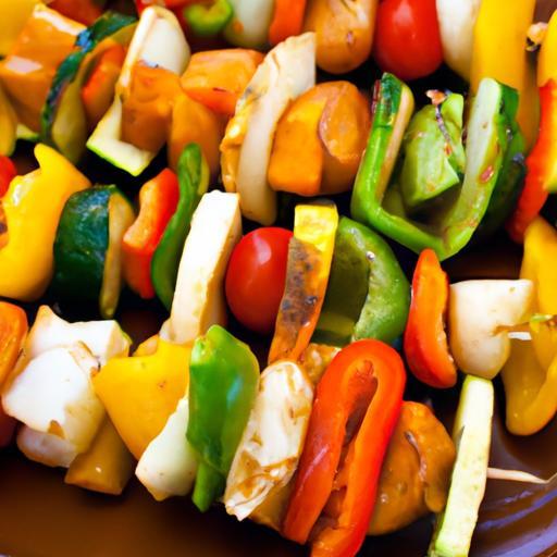 Sizzling Grilled Veggie Skewers: A Colorful Flavor Feast