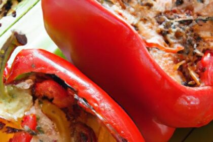 Spice Up Dinner with Flavorful Mexican Chicken Stuffed Peppers