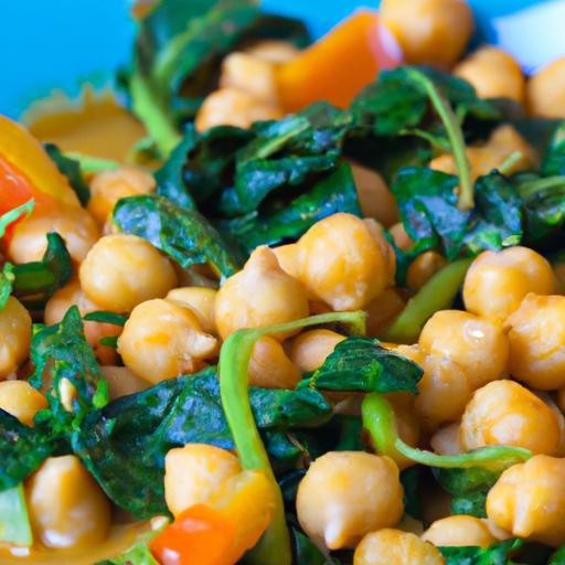 Wholesome Chickpea Curry with Spinach: A Nutritious Delight