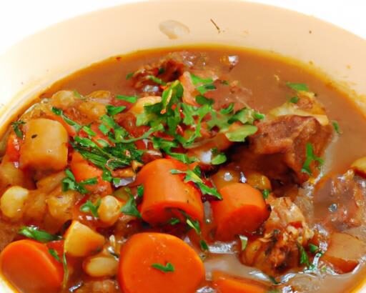 Hearty Beef and Barley Soup: Slow Cooker Comfort Meal