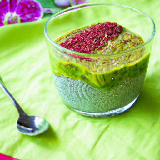 Energize Mornings with Vibrant Matcha Chia Pudding Delight
