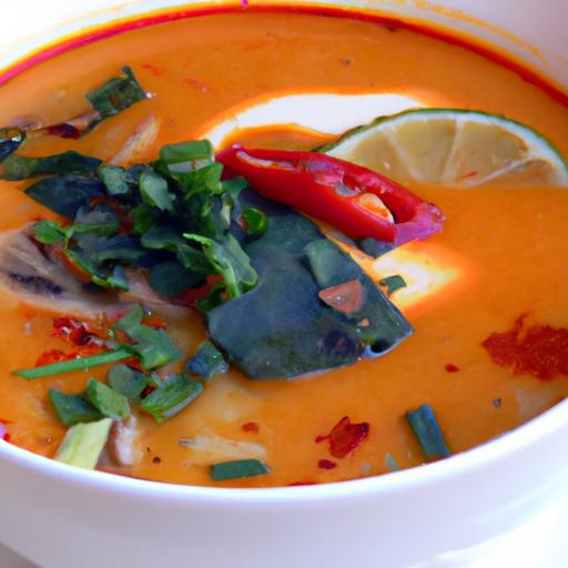 Creamy tom Yum Soup: A Velvety Twist on thai Classic