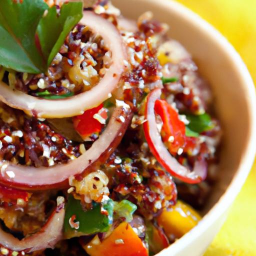 Mediterranean Quinoa bowl: A Vibrant, Wholesome delight